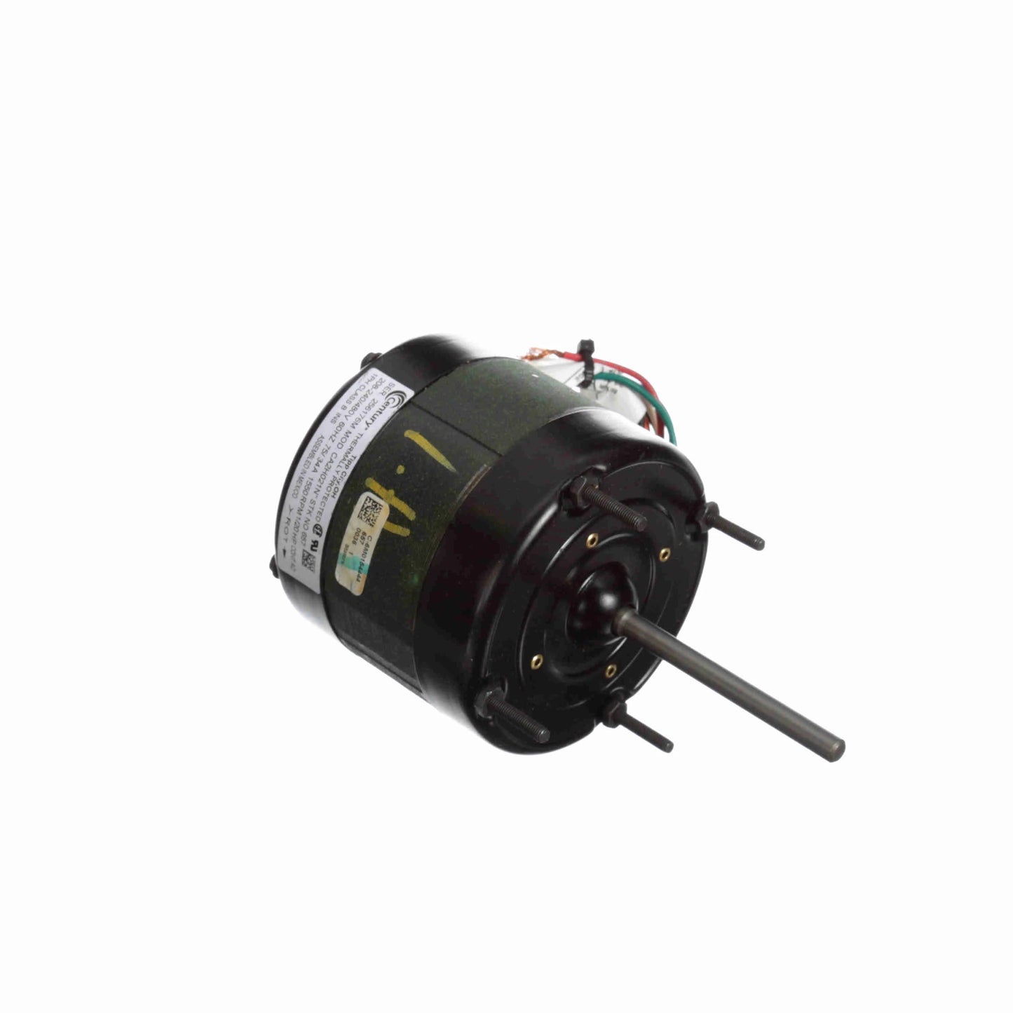 Century OEM Replacement Motor, 1/20 HP, 1 Ph, 60 Hz, 208-240/480 V, 1550 RPM, 1 Speed, 4.4" Diameter, OAO - 657