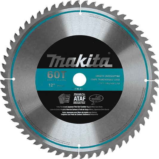 Makita A-93712 12" 60T Micro‘Polished Miter Saw Blade