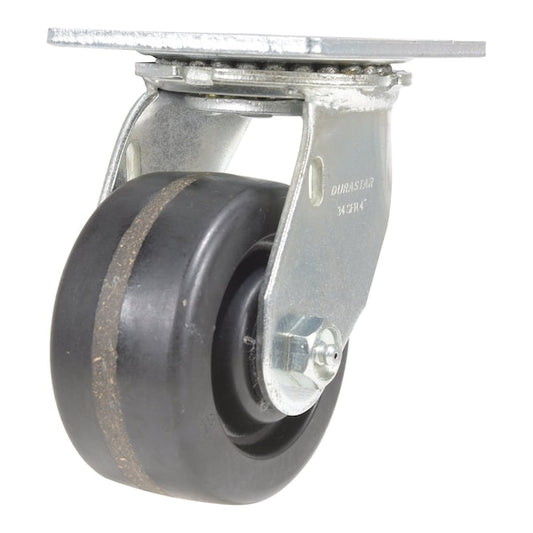 Vestil CST-VE-4X2PH-S Phenolic Swivel Caster 4 In. Diameter x 2 In. Width 800 Lb. Capacity Black