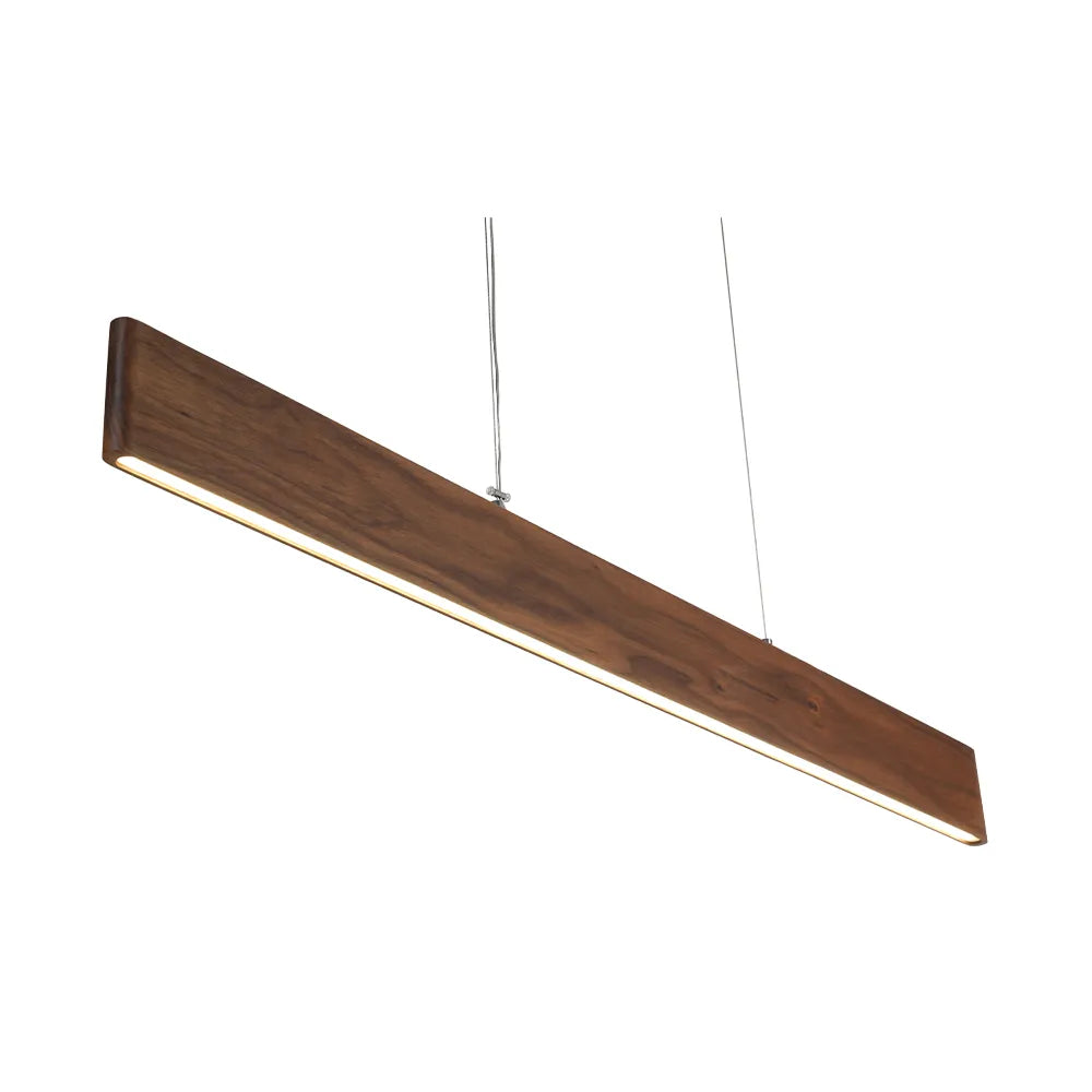 Euri Lighting EWD3-20W113w Artisan Wood Collection Line39 20-Watt 39" Linear Pendant