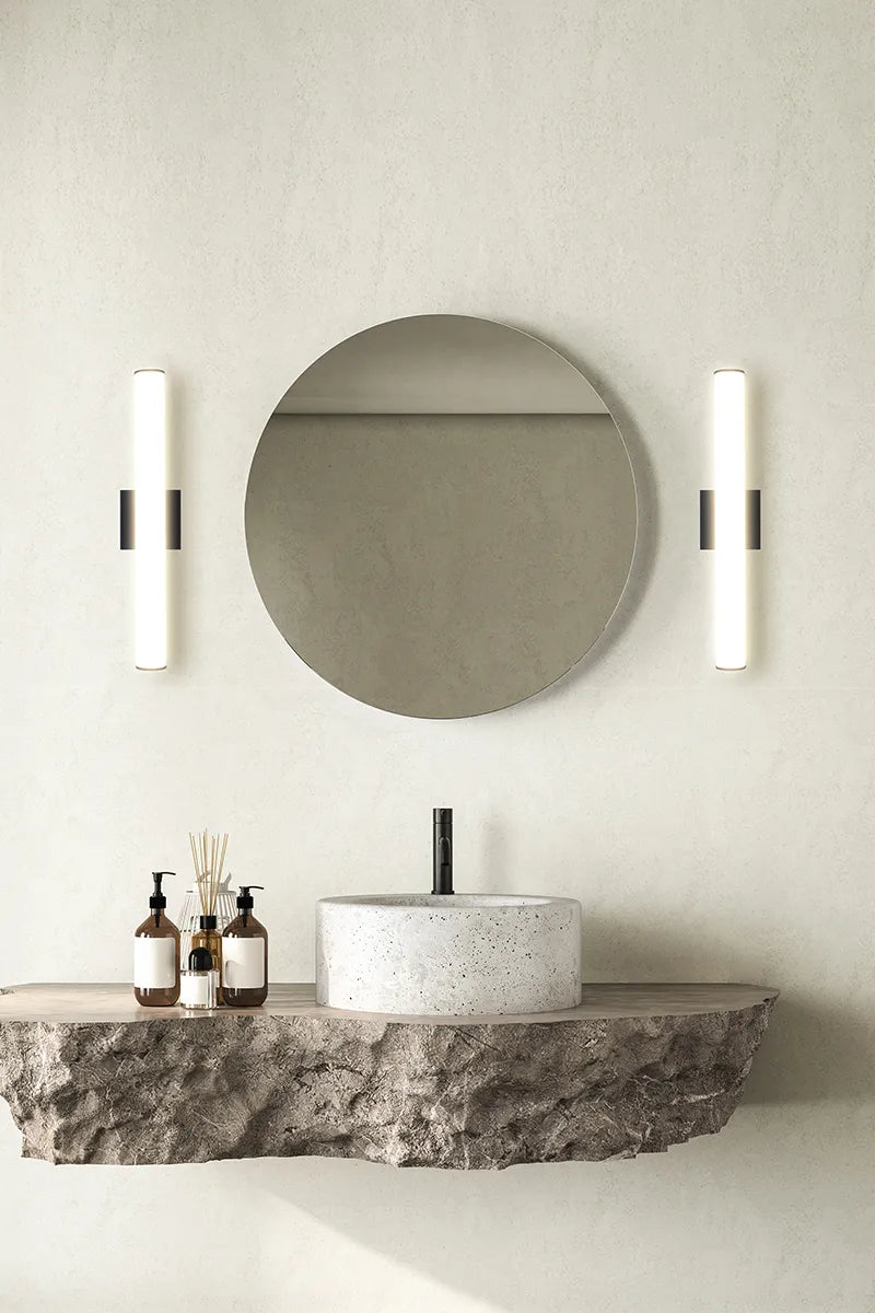 Euri Lighting EIN-VL22BK-2000e Residential LED CA Compliant 24-Watt 2ft. Vanity Light Bar 5 Color Selectable Dimmable