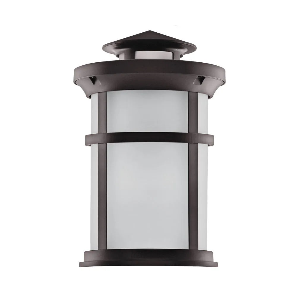 Euri Lighting EOL-WL11BRZ-1040e Residential LED 11.5-Watt Outdoor Wall Lantern Wet Rated Non-Dimmable in 3000K