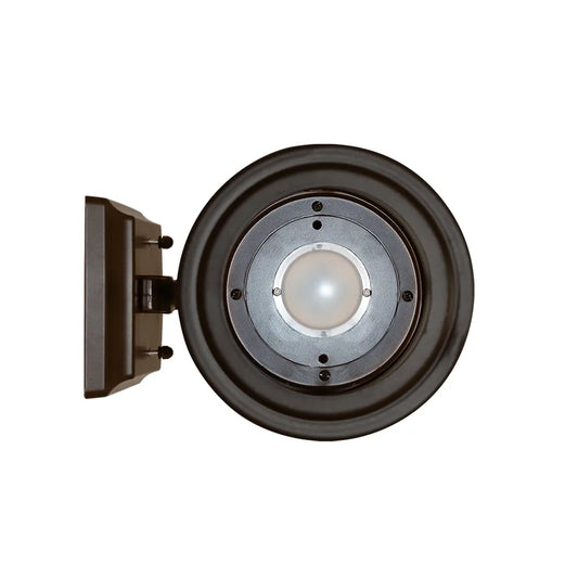 Euri Lighting EOL-WL17BRZ-1030e Residential LED 12.5-Watt Outdoor Wall Lantern Wet Rated Non-Dimmable in 3000K