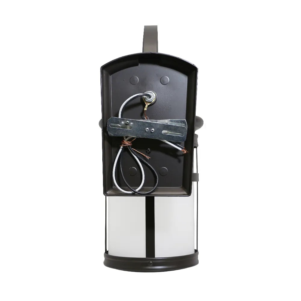 Euri Lighting EOL-WL17BRZ-1030e Residential LED 12.5-Watt Outdoor Wall Lantern Wet Rated Non-Dimmable in 3000K