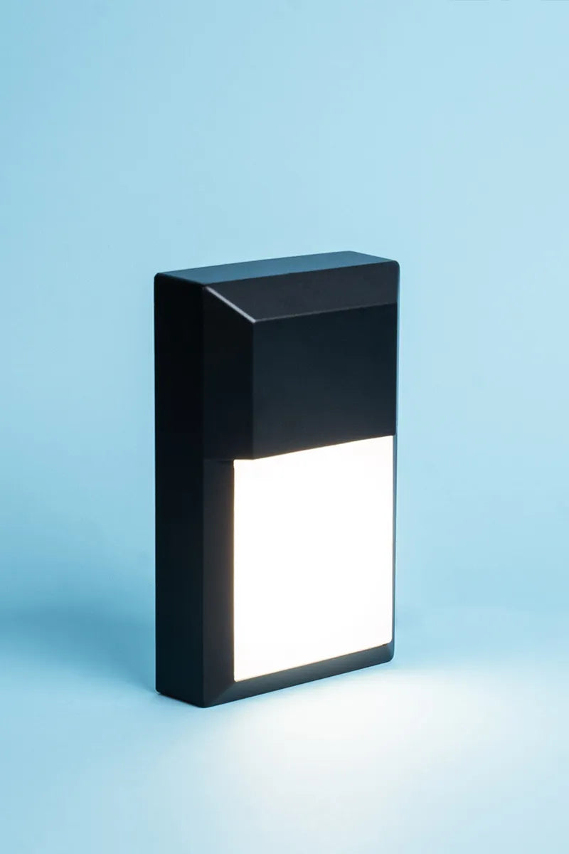 Euri Lighting EOL-WL01BK-2100e Commercial LED 15.8-Watt Mini Wall Pack 5 Color Selectable Wet Rated Non-Dimmable