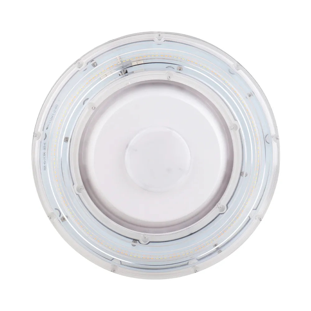 Euri Lighting ECR-100W103s Commercial LED 100-Watt Round Canopy Light 3 Color Selectable Waterproof IP65 Protection Dimmable