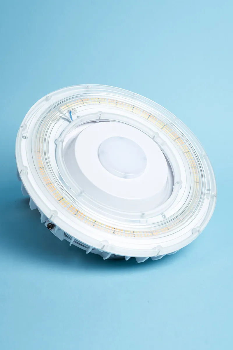 Euri Lighting ECR-100W103s Commercial LED 100-Watt Round Canopy Light 3 Color Selectable Waterproof IP65 Protection Dimmable