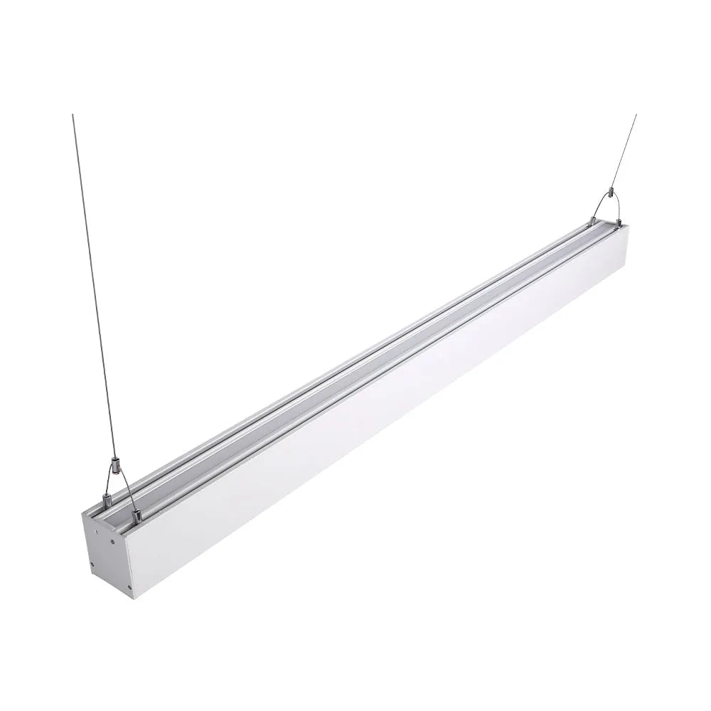 Euri Lighting EUD4-50W103sw-W Commercial LED 50-Watt 4 ft. Architectural Linear Up and Down Light Dual 3 Color Selectable Dimmable Linkable - White