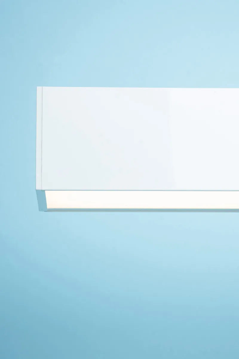 Euri Lighting EUD4-50W103sw-W Commercial LED 50-Watt 4 ft. Architectural Linear Up and Down Light Dual 3 Color Selectable Dimmable Linkable - White