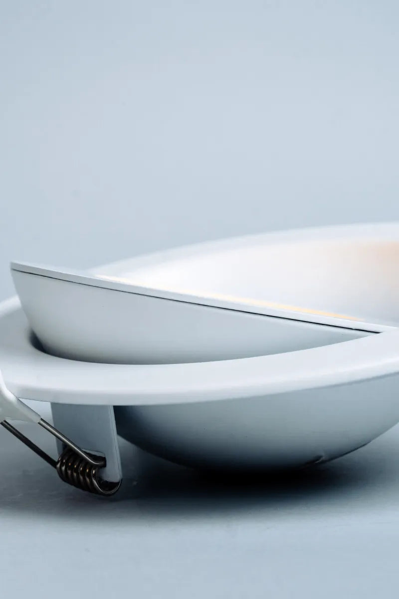 Euri Lighting DLC4G-9W105se Commercial LED CA Compliant 65-Watt Equivalent 4” Gimbal Downlight with Junction Box 5 Color Selectable Dimmable