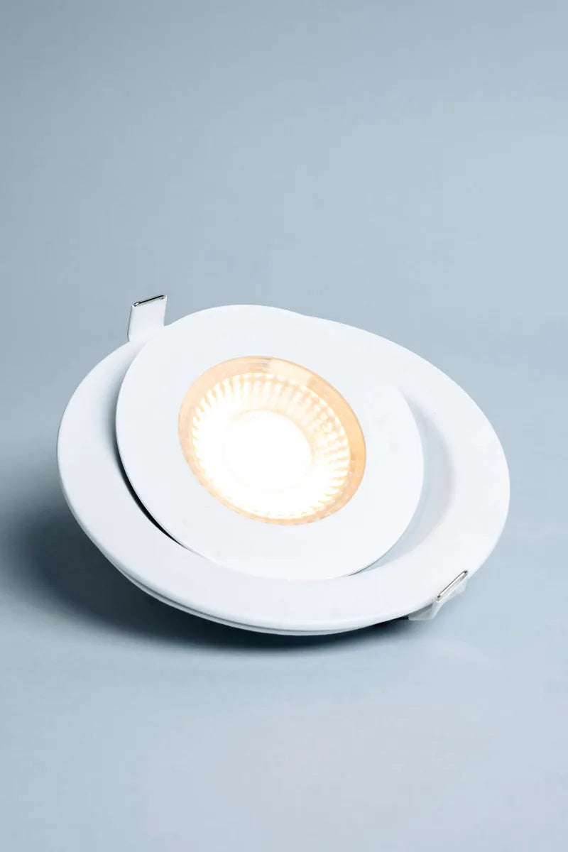 Euri Lighting DLC4G-9W105se Commercial LED CA Compliant 65-Watt Equivalent 4” Gimbal Downlight with Junction Box 5 Color Selectable Dimmable