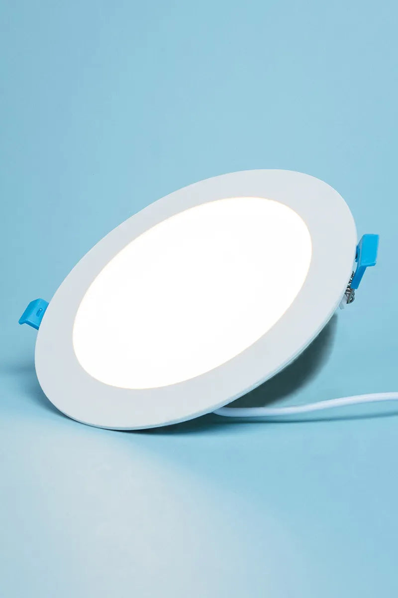 Euri Lighting DLC6S-12W205se Commercial LED CA Compliant 100-Watt Equivalent 6” Slim Recessed Downlight with Junction Box 5 Color Selectable Dimmable