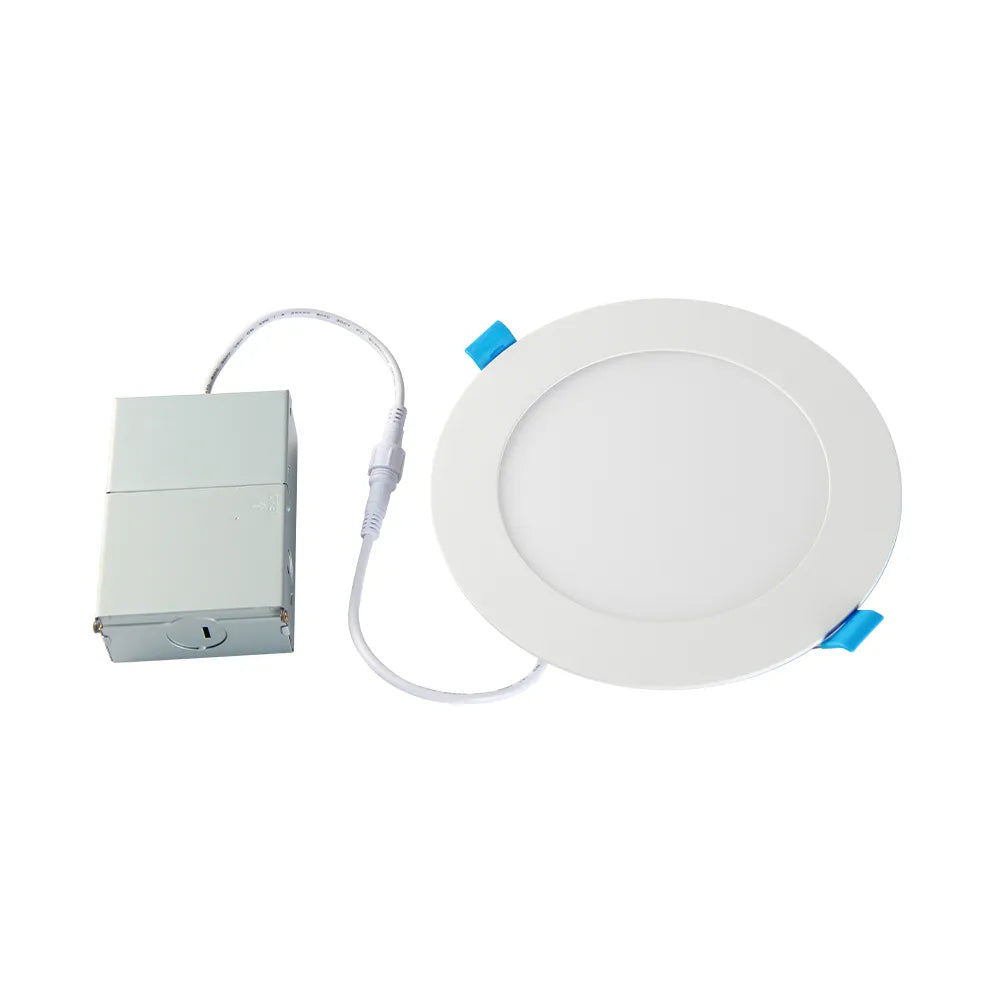 Euri Lighting DLC6S-12W205se Commercial LED CA Compliant 100-Watt Equivalent 6” Slim Recessed Downlight with Junction Box 5 Color Selectable Dimmable