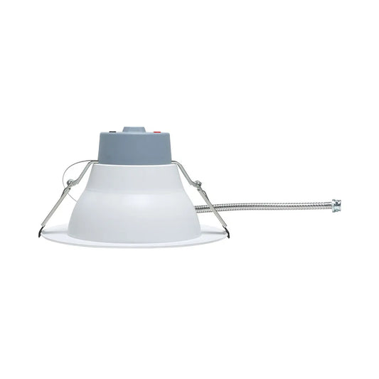 Euri Lighting DLC8C-24W203swej Commercial LED CA Compliant 8” Commercial Recessed Downlight 5 Color and 3 Wattage Selectable 0-10V Dimmable