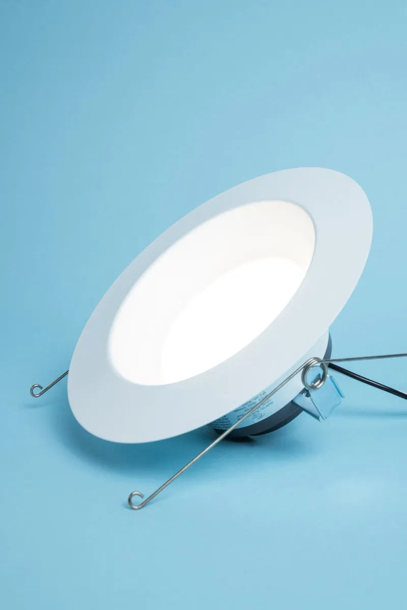 Euri Lighting DLC6-14W100swj Retrofit LED CA Compliant 70-Watt Equivalent 6” Recessed Downlight 5CCT Selectable E26 Adapter Included Dimmable