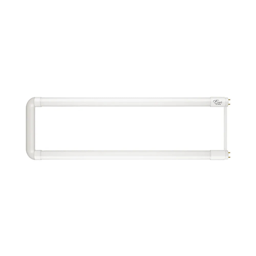 Euri Lighting EUB-15W304H Commercial LED 32-Watt Equivalent T8 2ft. U-Bend Tube Hybrid Type A+B