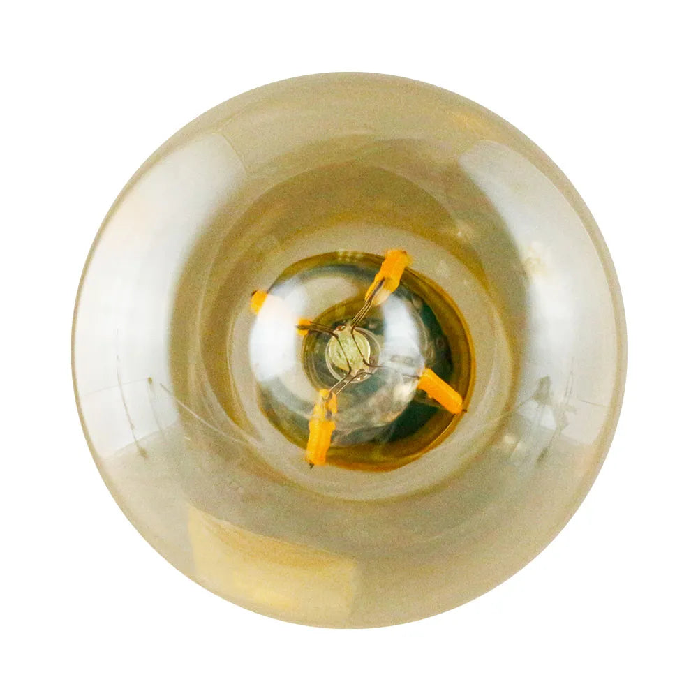 Euri Lighting VST19-3020ea Vintage LED 60-Watt Equivalent ST19 Edison Filament Lamp E26 Base Amber Glass Dimmable