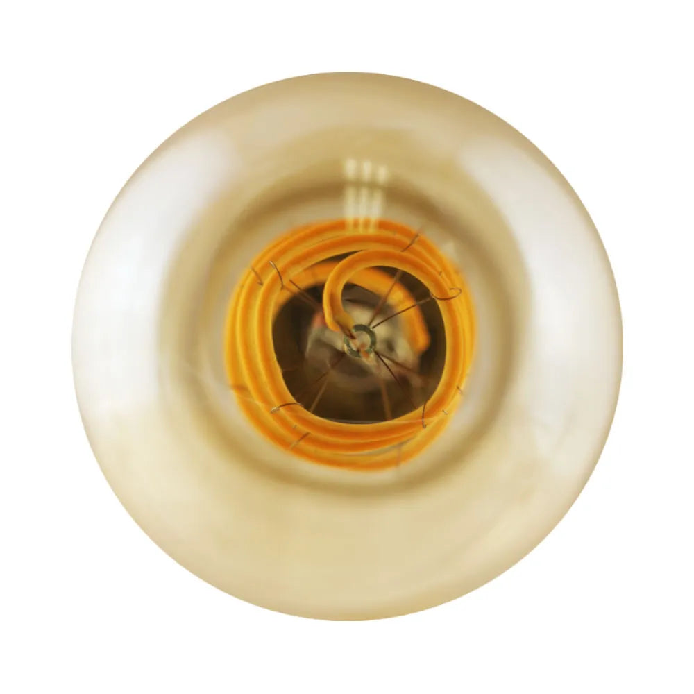 Euri Lighting VG25-3020ad Vintage LED 40-Watt Equivalent G25 Globe Spiral Filament Lamp E26 Base Amber Glass Dimmable