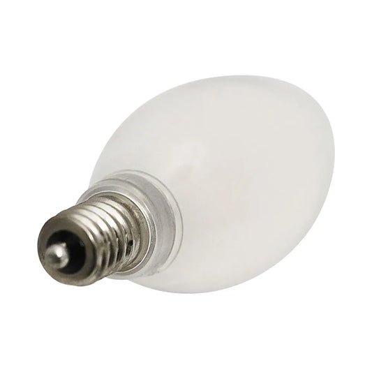 Euri Lighting VB10-3020ef-4 Vintage LED 40-Watt Equivalent B10 Filament Lamp E12 Candelabra Frosted Glass Dimmable