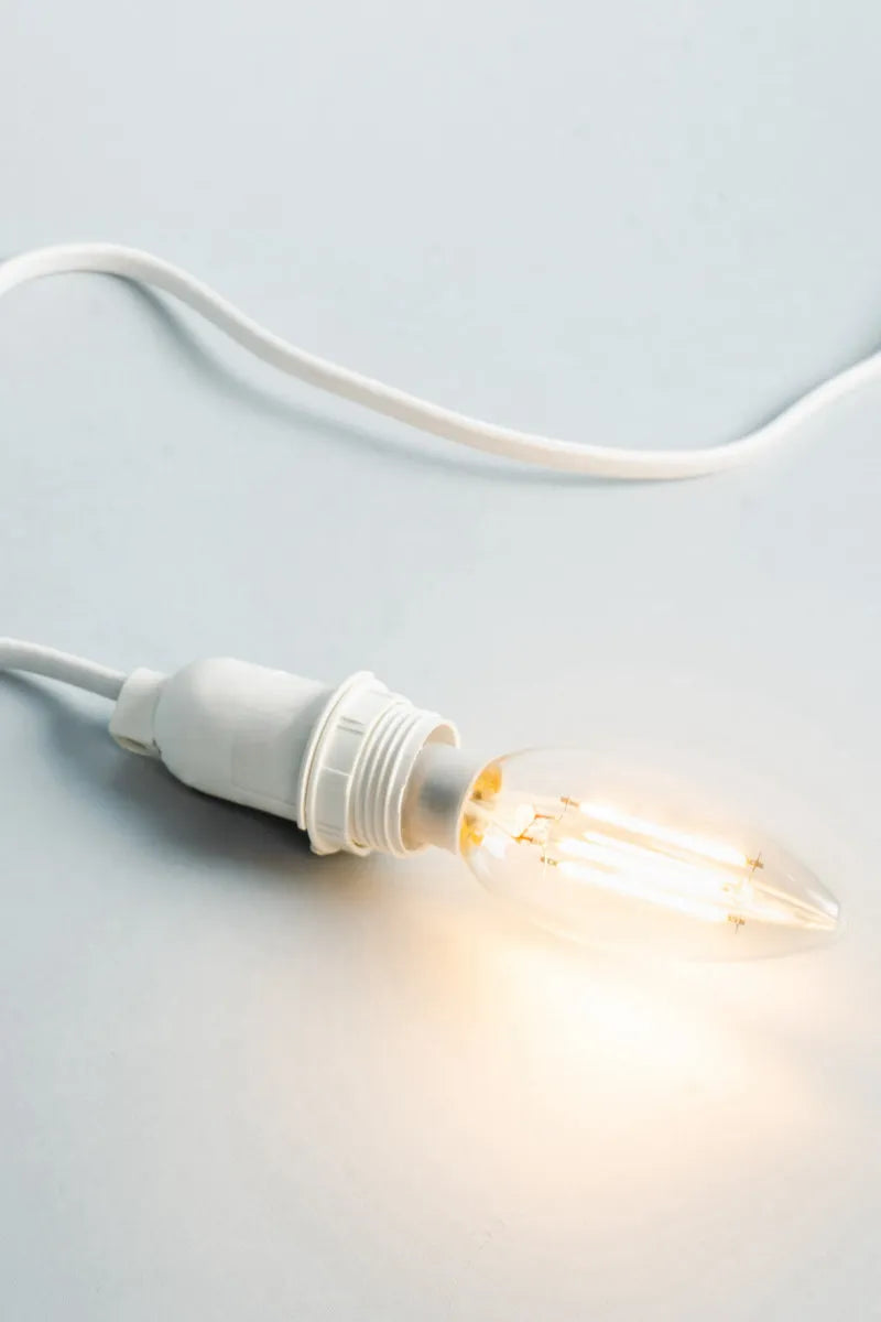 Euri Lighting VB10-3020cec-4 Vintage LED CA Compliant 60-Watt Equivalent B10 Filament Lamp E12 Candelabra Dimmable