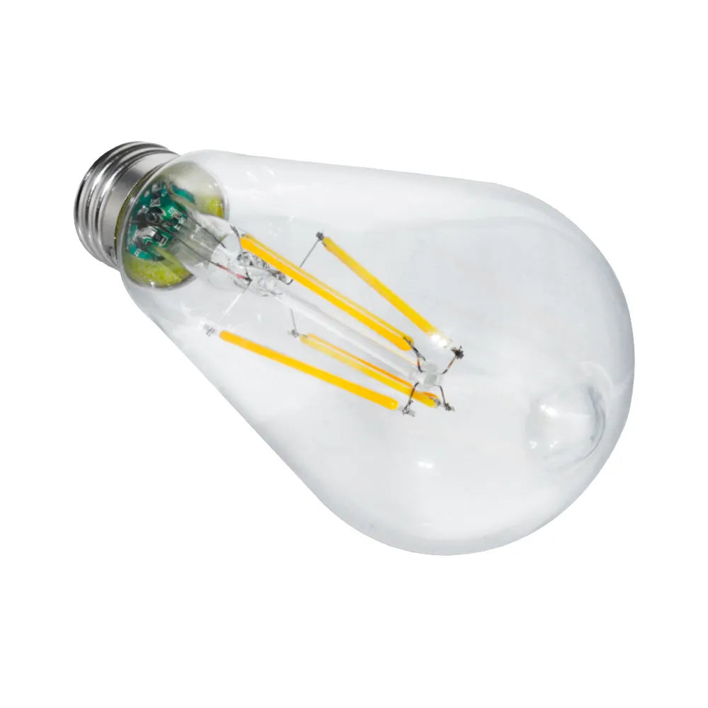 Euri Lighting VST19-3020e Vintage LED 75-Watt Equivalent ST19 Edison Filament Lamp E26 Base Dimmable