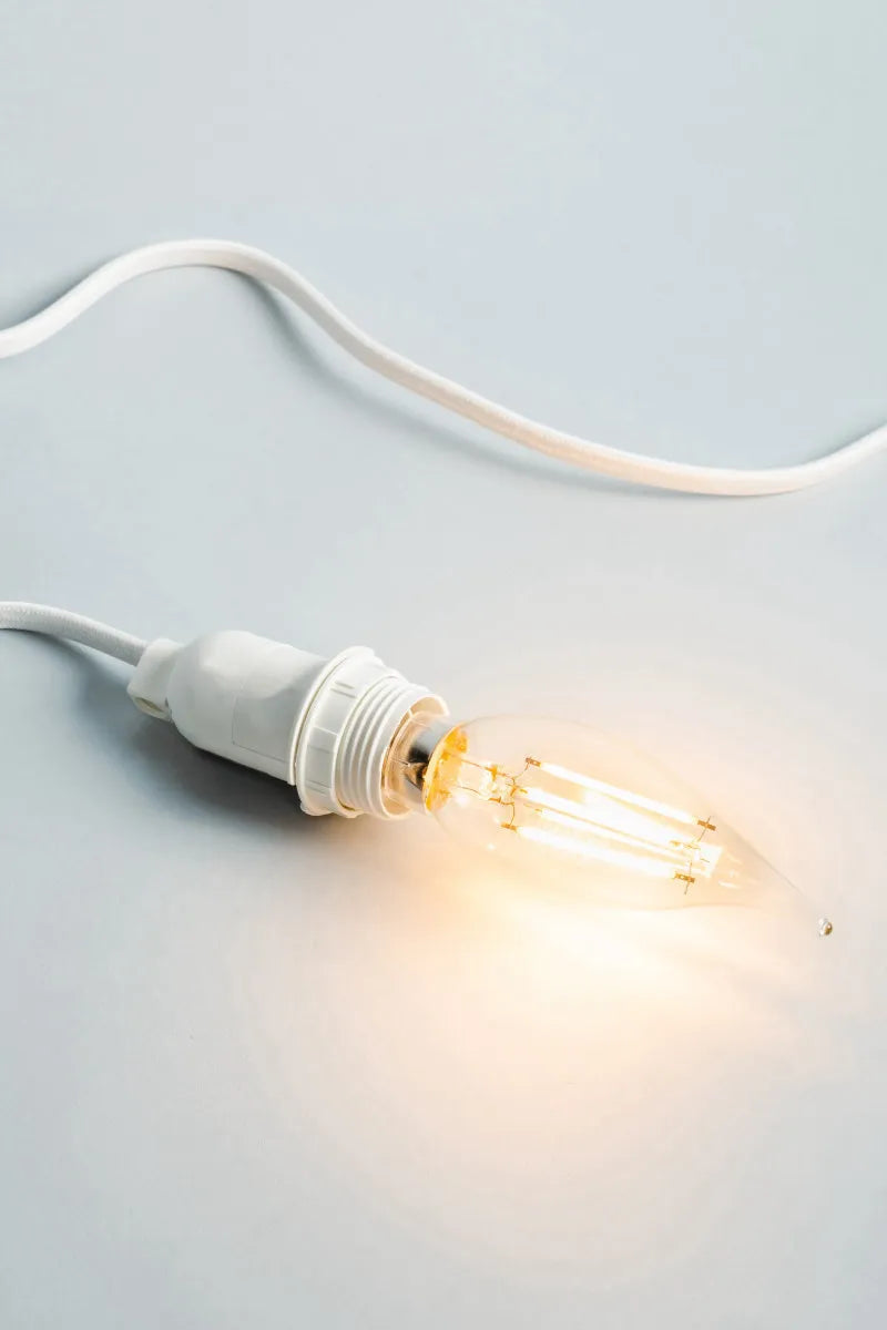 Euri Lighting VBA10-3020e-4 Vintage LED 60-Watt Equivalent BA10 Angular Tip Filament Lamp E12 Candelabra Dimmable