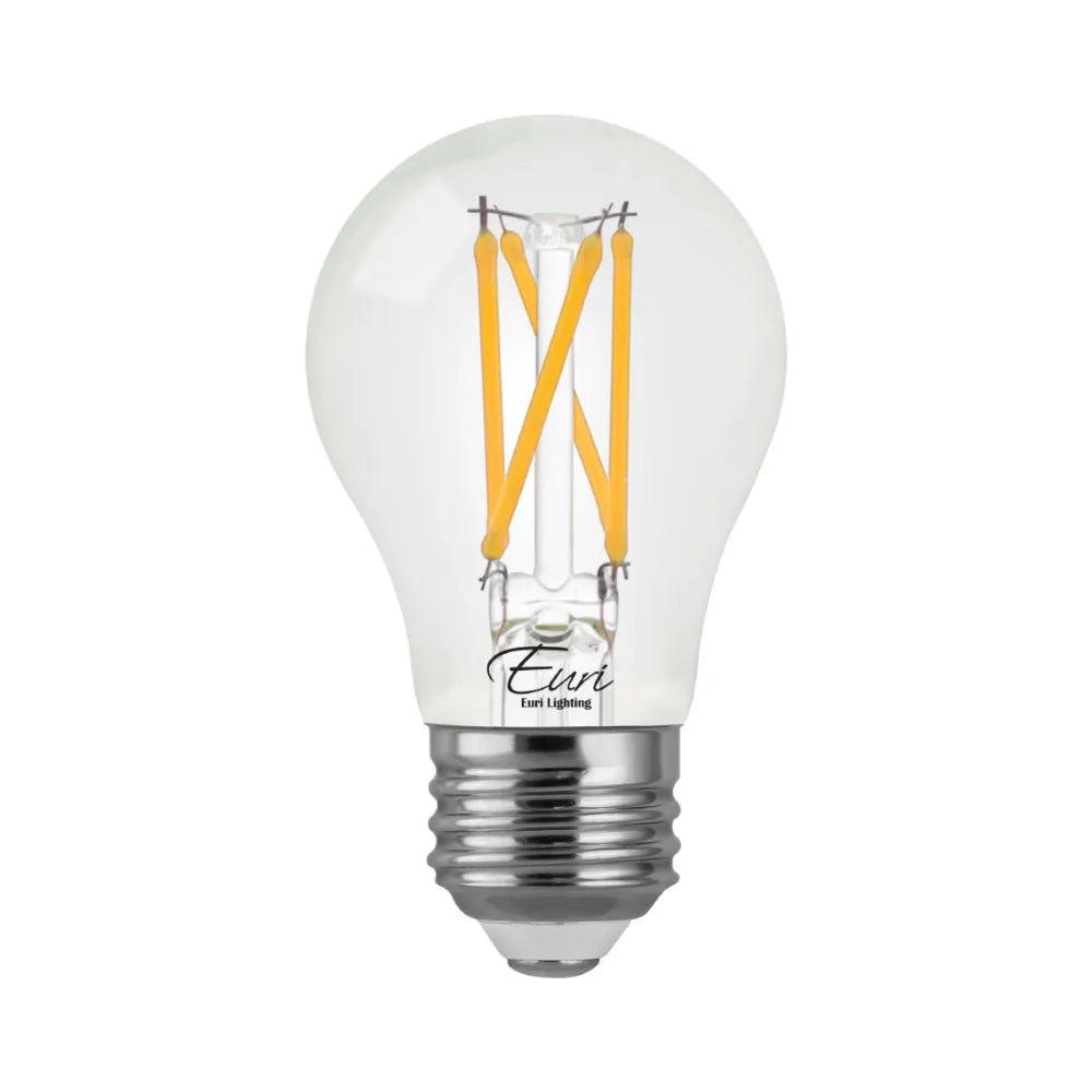 Euri Lighting VA15-3020e-4 Vintage LED 40-Watt Equivalent A15 Filament Lamp E26 Base Dimmable