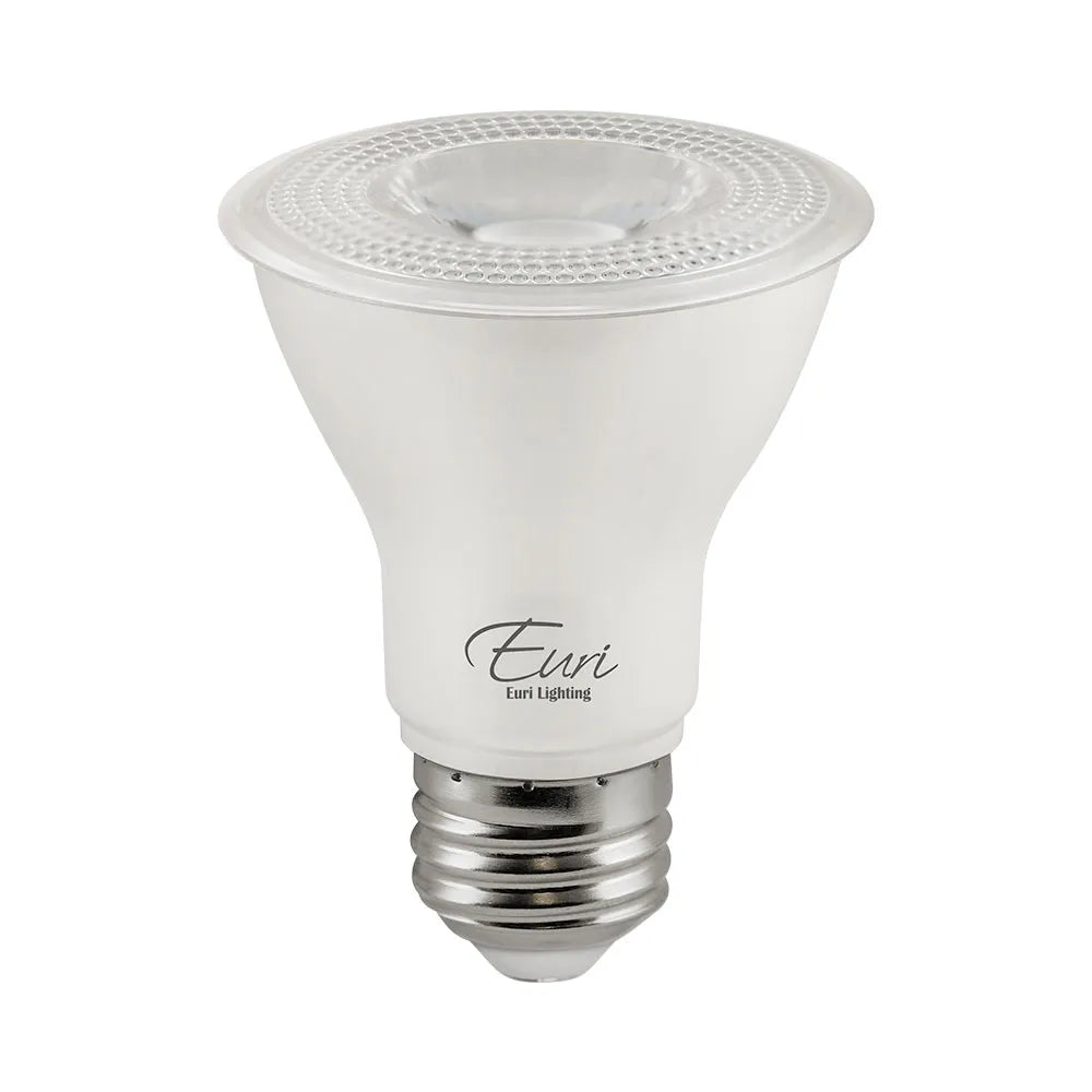 Euri Lighting EP20-7W6020E-2 Everyday LED 50-Watt Equivalent PAR20 Lamp E26 Base Dimmable