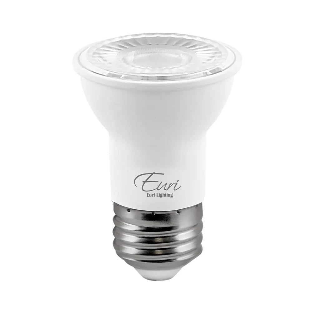 Euri Lighting EP16-7W4020EW Everyday LED 50-Watt Equivalent PAR16 Lamp E26 Base Dimmable
