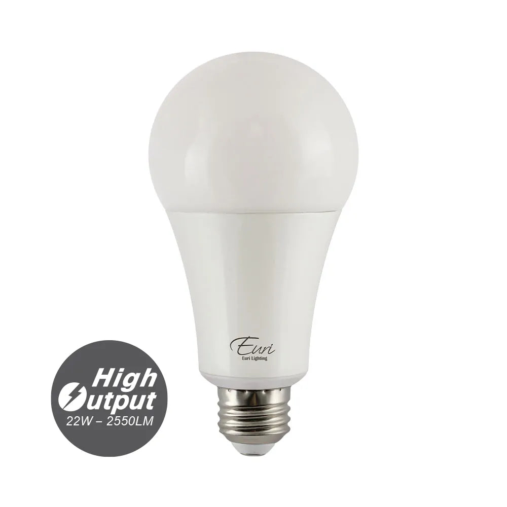 Euri Lighting EA21-22W1020EH Everyday LED 150-Watt Equivalent A21 Lamp High Output E26 Base Dimmable