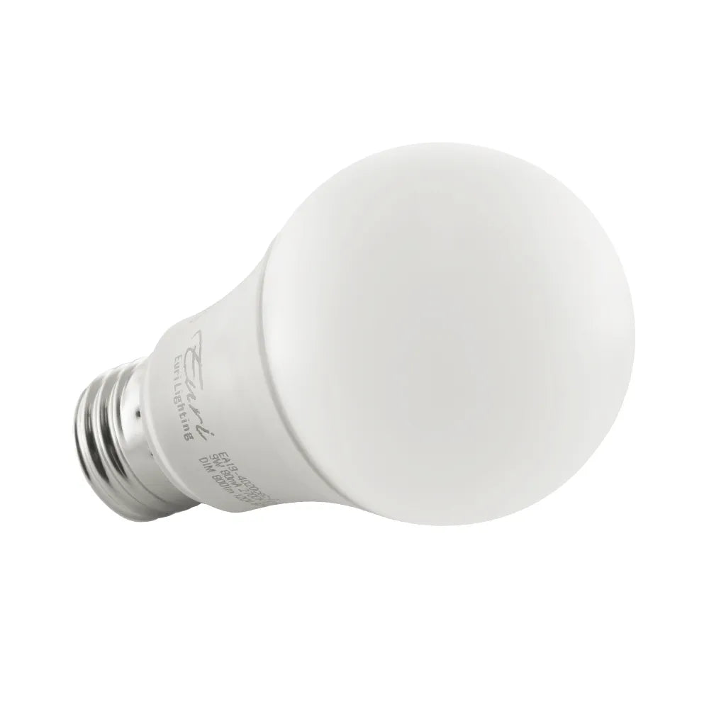 Euri Lighting EA19-9W5050CEC-2 E-Lite LED CA Compliant 60-Watt Equivalent A19 Lamp E26 Base Dimmable