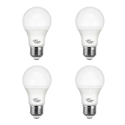 Euri Lighting EA19-6120-4 Econ LED 60-Watt Equivalent A19 Lamp E26 Base Non-Dimmable