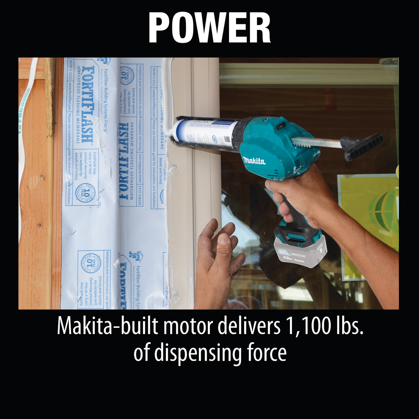 Makita GC01ZA 12V max CXT® Lithium‘Ion Cordless 10 oz. Caulk and Adhesive Gun, Tool Only