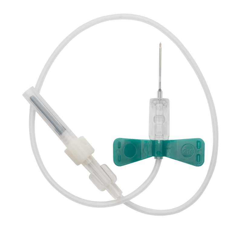 Myco Medical GSBCS23G-12 - RELI® SAFETY BLOOD COLLECTION SETS with EZ-Flash™ Technology, 23G x ¾” Needle, 12” Tubing - UOM 100/BX