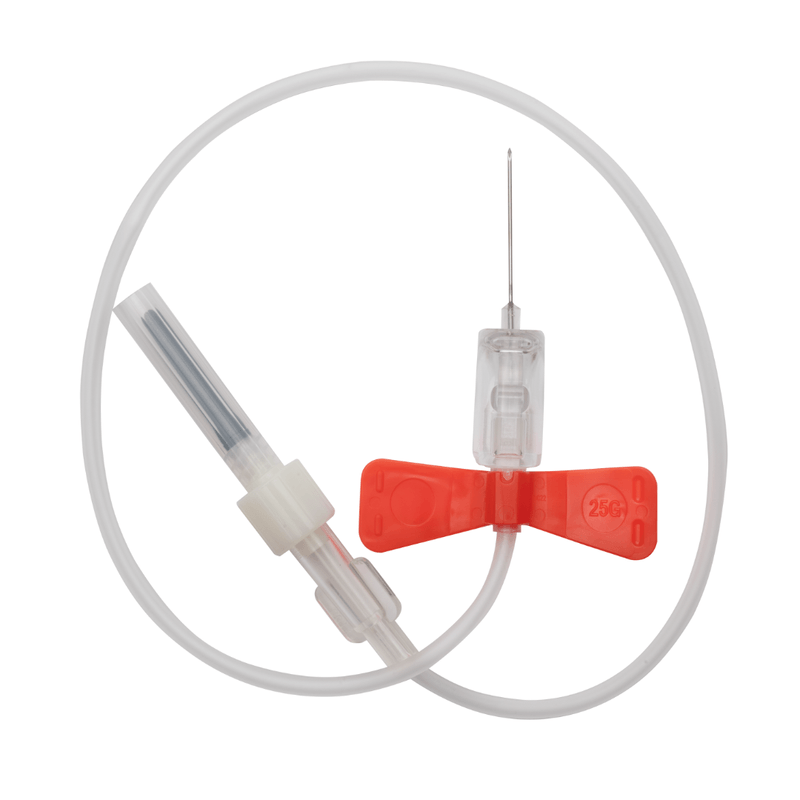 Myco Medical GSBCS25G-12 - RELI® SAFETY BLOOD COLLECTION SETS with EZ-Flash™ Technology, 25G x ¾” Needle, 12” Tubing - UOM 100/BX