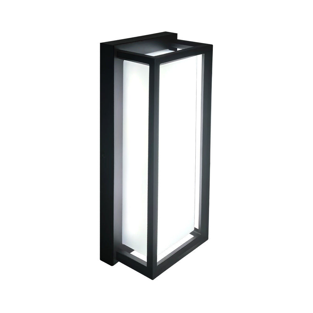 Euri Lighting LIS-WL1000-14 Smart LED 22-Watt Outdoor Wall Light Multicolor CCT+RGB Color Changing Waterproof Dimmable Mobile App Controlled