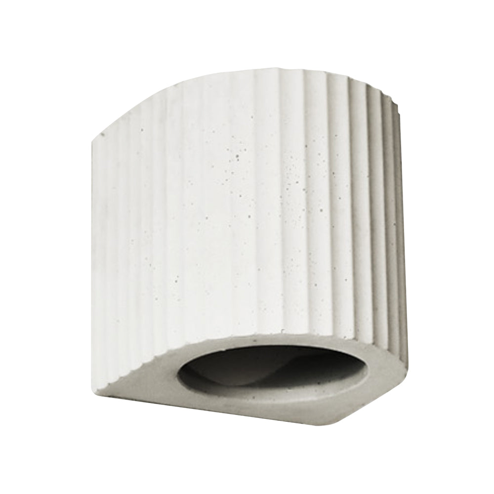 Euri Lighting EOL-WL62CW-1100 Artisan Concrete Collection Corinthian Wall Sconce Fixture Cream White