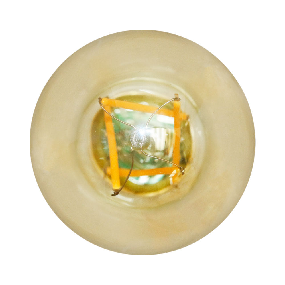 Euri Lighting VA19-3020ea Vintage LED 60-Watt Equivalent A19 Filament Lamp E26 Base Amber Glass Dimmable