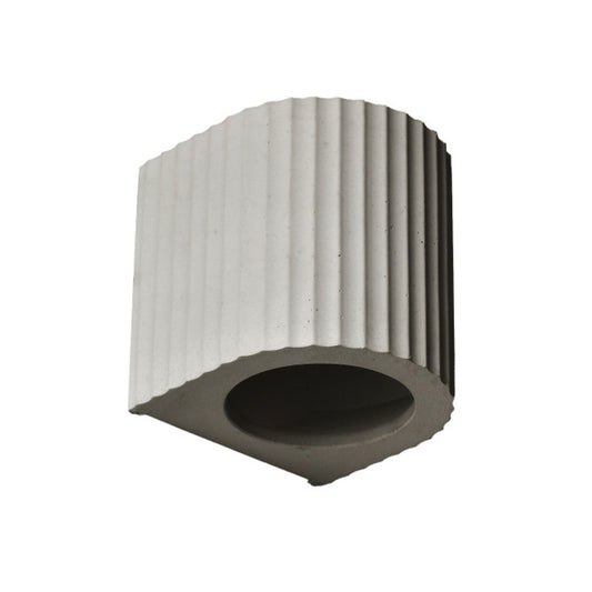 Euri Lighting EOL-WL63CG-1100 Artisan Concrete Collection Corinthian Wall Sconce Fixture Cement Grey