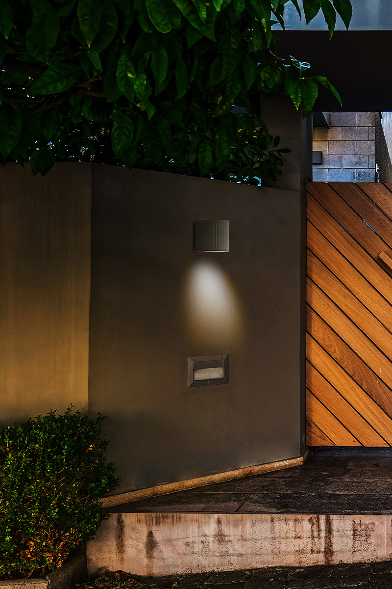 Euri Lighting EOL-WL64DG-1100 Artisan Concrete Collection Corinthian Wall Sconce Fixture Dark Grey