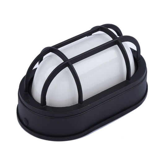 Euri Lighting EOL-WL13BK-3100se Residential LED 6.2-Watt Outdoor Bulkhead Wall Light Wet Rated 6 Color Selectable Non-Dimmable