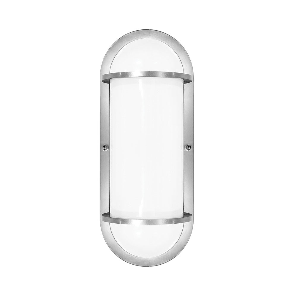 Euri Lighting EOL-WL16FR-3100se Residential LED 12.5-Watt Oval Wall Sconce Wet Rated 6 Color Selectable Non-Dimmable Photocell Sensor