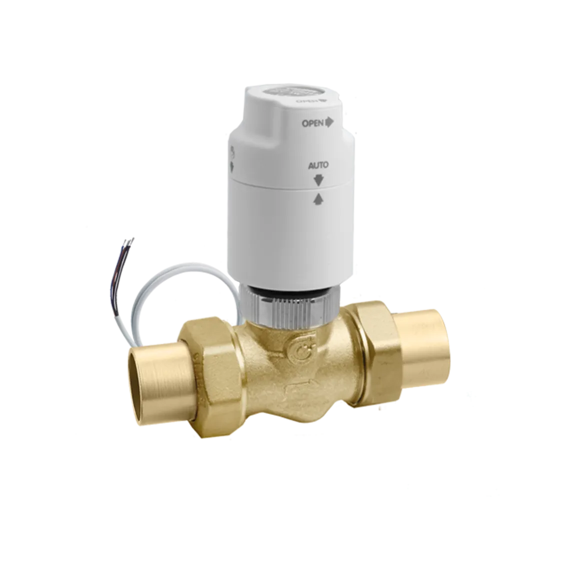 Caleffi 676246A 1/2" Press Twistop w/End Switch 4.0 Cv