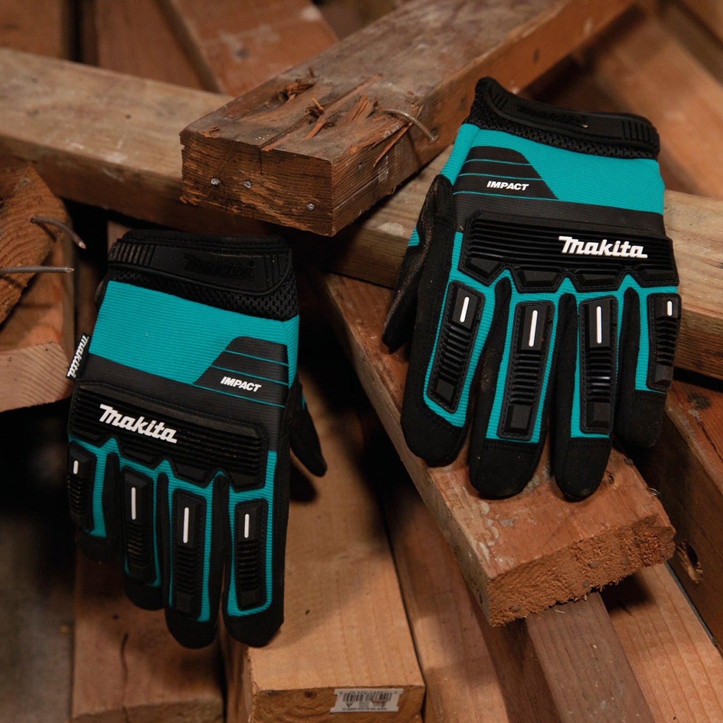 Makita T-04254 Advanced Impact Demolition Gloves (Large)