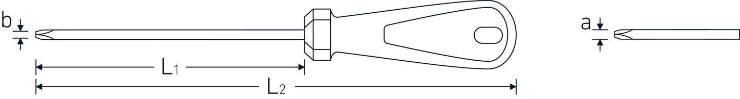 Stahlwille 48301003 4830 3 KREUZSCHLITZSCHRAUBENDREHER M. DREIKOMPONENTENGRIFF Cross-Head Screwdriver Ph 3K Drall®