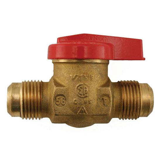 Jones Stephens B68050 1/2" Flare Brass Gas Ball Valve
