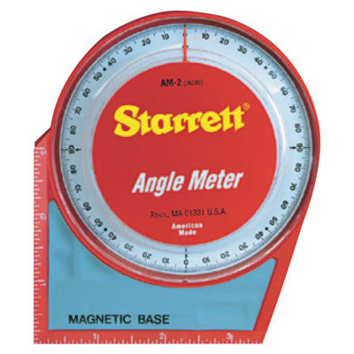 L.S. Starrett 36080 Am-2 Angle Meter- 5"X5"Magnetic Base And Back