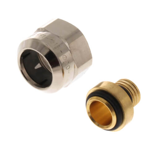 Caleffi 681555 3/4" PEX Fitting w/Chrome Nut