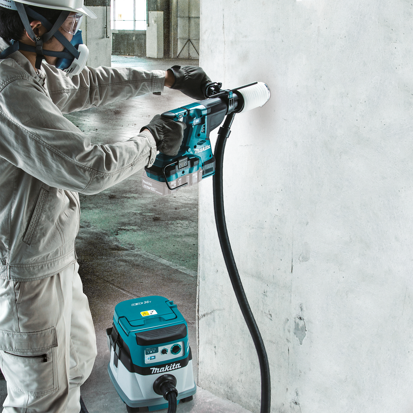 Makita XRH11Z 36V (18V X2) LXT® Brushless 1‘1/8" SDS‘PLUS AVT® Rotary Hammer, AFT®, AWS® Capable, Tool Only