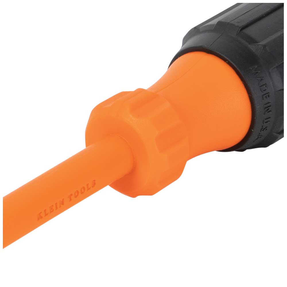 Klein Tools 6844INS Insulated Screwdriver, #2 Square Tip, 4-Inch Round Shank